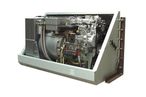 Groupe électrogène installation extérieure radiateur séparé PVK-U - Peymeinade - D2EA